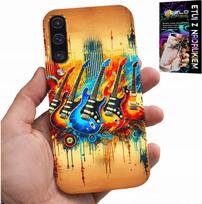 Etui Do Samsung Galaxy A70 - Gitara Elektryczna, Rock And Roll, Metal