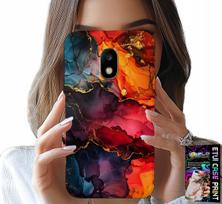 Etui Do Samsung Galaxy J5 2017 - Kamienne Wzory, Obudowa Case + Szkło
