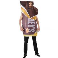 Halloween Peanut Butter & Chocolate Bar Couples Costume Jumpsuits One Size