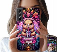 Etui Do Samsung Galaxy S22 - Słodka Kapibara Z Szejkiem, Super Wzory