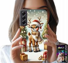 Etui Do Samsung Galaxy S22 Plus - Renifer, Wzory Bożonarodzeniowe + Szkło