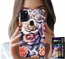 Etui Do Samsung Galaxy A21S - Kwieciste Wzory Róża Róże Kwiatki Case