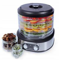 Suszarka Spożywcza Do Grzybów Owoców Warzyw Dehydrator Inox 450W Krexus