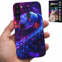 Etui Do Samsung Galaxy A21 - Wąż Kobra Grzechotnik Gady Case + Folia