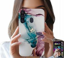 Etui Do Samsung Galaxy A21 - Elegancki Marmurek Modny Kobiecy Case