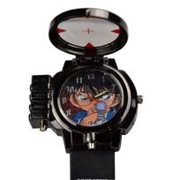 Detective Conan Kids Cartoon Quartz Watch For Childrens Gift Red Wall