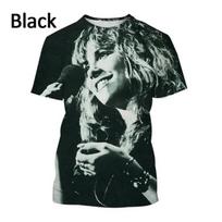 Fashion Women Clothing New Rock Female Singer Stevie Nicks 3D Print T-shirt Personality Hip Hop Street Unisex Oversized T Shirt S smėlis