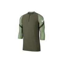 Nike Vaporknit Strike Drill Logo Pattern Half-Zip Casual T-Shirt Men Tops Dark-Green CD0593-325 S