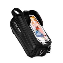 Bike Phone Mount Holder Handlebar Bag Mountain Bicycles Front Top Tube Pannier Pouch Large Capacity Bike Front Frame Bag
