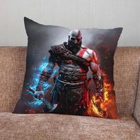 G-God of W-War Game Pillow Case For Home Bedroom Car Office Decoration Living Room Sofa Cushion Cover Suitable 16x16Inch