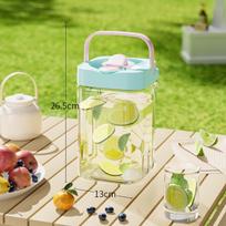 Portable Large-Capacity Cold Water and Beverage Pitcher for Tea, Juice, and Cold Brew 2500ml