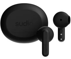 SUDIO A3 belaidės ausinės su mikrofonu, suderinamos su iOS ir Android (Juoda kaip rašalas) Į ausis (Bluetooth 5.4 / / / Atsparus vandeniui) C tipas