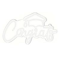 Sveikiname Absolventą LED Neoninis Ženklas Nemirksintis Ryškumas Reguliuojamas Maitinamas USB Sveikiname Baigimo Ženklas Naktinė Lempa A