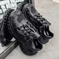 Men Clogs Slippers Breathable Garden Sandals Non-Slip Comfort Beach Shoes Men Sandals Indoor Outdoor Casual Fishing Shoes 36 juoda
