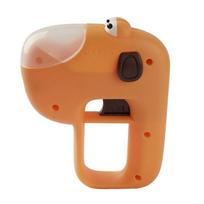 One Click Pet Treat Launcher Large Capacity Freeze Dried Food Gun Interactive IQ Training Leaky Feeder Portable Toy For Dogs Cats Pet Supplies geltona