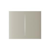 CenterButton (2-gang) vertical White, Ajax