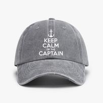 Ramiai, aš esu kapitonas Motorinė valtis Plaukimas jūra juokinga beisbolo kepuraitė mada Vintažinė skalauta džinsinė kepurė Vasarinė nuo saulės Snapback kepurės Adjustable