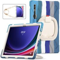 Heavy Duty Case for Galaxy Tab S10 S9 S8 Ultra 2024 2023 2022 14.6  SM-X920 X926B X910 X916B X900 X906B 360 Rotating Stand Cover S10Ultra SM-X920 926