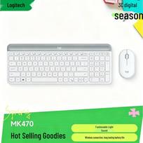 Logitech MK470 Fashion Series Ultra-Thin Full-Size Wireless Keyboard and Mouse Combo