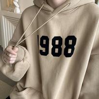 Men's Oversize Hoodies Winter Autumn Warm Pullover Hoodies Sweatshirt Streetwear Men M chaki