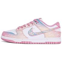 Nike Dunk Abrasion Resistant Low top Skateboard Shoes Women's Pink Blue DD1873-112(Team1534-) 42