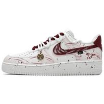 Nike Air Force 1 Atsparūs trinčiai Žemi Regbio Batai Unisex Balti Raudoni CW2288-111(Team1466-QD) 40