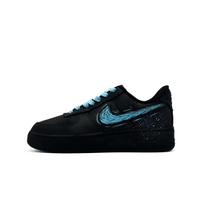 Nike Air Force 107 Blue Trace Leather Cushioning, Wear Resistant Low top Skateboard Shoes Unisex Black Blue CW2288-001(Team1356-) 36