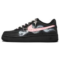 Nike Air Force 1 Dark Night Serpent Shadow Low top Skateboard Shoes Unisex Black Pink CW2288-001(Team1321-) 36.5