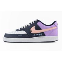 Nike Court Vision Low Rhapsody Maze Low top Training Shoes Men's Blue Purple HM9862-400(Team773-) 40