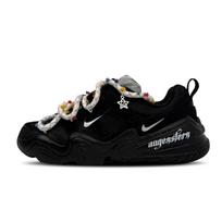 Nike Tech Hera Black Creed, Deconstruction, Vintage, Sports Cushioning Abrasion Resistant Breathable Low top DR9761-101(Team1134-) 37.5
