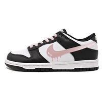Nike Dunk Ice Cream Cushioning, Wear Resistant Low top Skateboard Shoes Women's Black CW1590-100(Team499-) 36