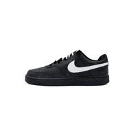 Nike Court Vision Slip Resistant Abrasion Resistant Low top Skateboard Shoes Unisex Black White DH2987-002(Team505-) 42.5