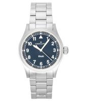 Hamilton Khaki Field Stainless Steel Blue Dial Quartz H69401140 Men's Watch mėlyna