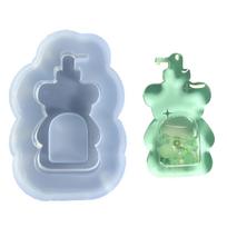 Quicksand Resin Casting Mold,Resin Art Shaker Mold,Crystal Silicone Hollow Mold Epoxy Pendant Mold Resin Keychain Mold 1