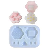 Clear Quicksand Silicone Molds Resin Casting Shaker Mold Resin Epoxy Mold for DIY Crafts Pendant Keychain Jewelry Making 1