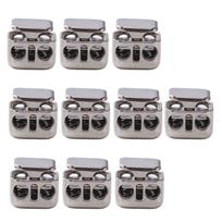 10pcs Paracord Fasteners with Double Hole Design, Ideal for Backpack Straps and Outdoor Equipment balta