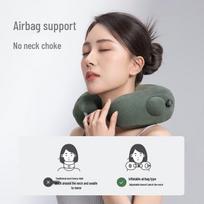 Zodian U-Shaped Inflatable Neck Massager Pillow CN plug (adapter included)