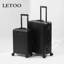 20-Inch Metal Carry-On Trolley Case for Men and Women: All-Aluminum and Magnesium Alloy Business Travel Luggage 20 inch