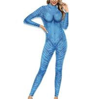 Avatar: The Way of Water Bodysuit Costume - 2024 Halloween Cosplay Jumpsuit 140 cm