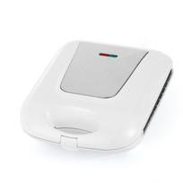 16-Hole Donut & Sandwich Maker for European and American Breakfasts EU Plug sidabras/balta