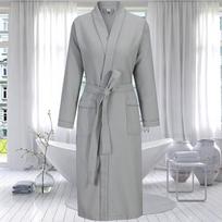 Luxury 5-Star Pure Cotton Bathrobe: Absorbent, Quick-Dry, Long Style for Men, Women, Couples, Suitable for All Seasons. M (80-120 lbs, 150-165 cm)