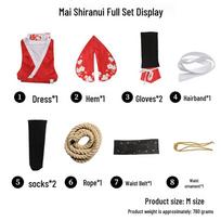Mortal Kombat x King of Fighters Collaboration: Nitara Mai Shiranui Japanese Style Cosplay Costume M