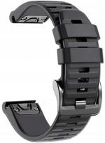 Czarny Pasek Garmin Fenix 6X Pro Quickfit 26Mm