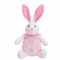 Cartoon LED Easter Bunny Ornament Stuffed Handmade Glowing Rabbit Soft Lop Rabbit Rabbit Ornament Easter Desktop Decorations rožinė