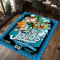 1Pc JOJO Cancer Print Rug - Computer Chair Area Rug home decoration Carpet For Living Room Bedroom Flooring Mat 40x60cm( 15x23in )