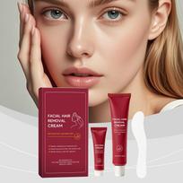 Upper Lip And Chin Hair Removal Lotion, Hair Removal Lotion Set, Including Soothing Lotion one size balta