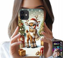 Etui Do Iphone 12 Mini - Renifer, Wzory Bożonarodzeniowe + Szkło