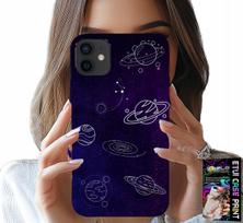Etui Do Iphone 12 Mini - Kosmos Planety Gwiazdy Galaktyka Wzory
