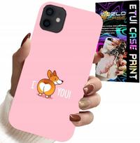 Etui Do Iphone 12 Mini - Śmieszne Wzory I Love You Piesek Obudowa