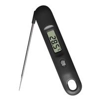 Digital Foldable Kitchen Food Thermometer with LCD Display for Cooking Grilling Barbecue Milk Water Temperature Measurement juoda